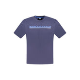 North Sails Blue Cotton Men T-Shirt -   -  North Sails.